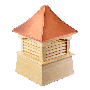 coventry cupola...pagoda style copper roof and smooth wood base