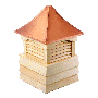 sherwood cupola...pagoda style copper roof and shiplap wood base
