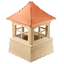 windsor cupola...pagoda style copper roof and smooth base